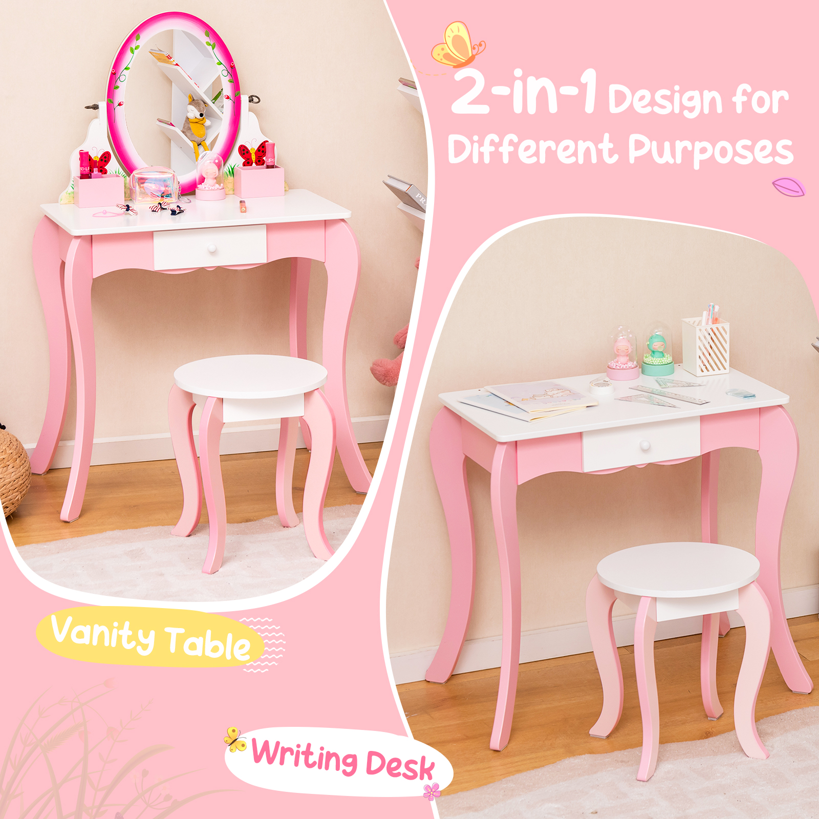 Kids_Vanity_Table_and_Stool_Set_with_Mirror_Whiteboard-3.jpg